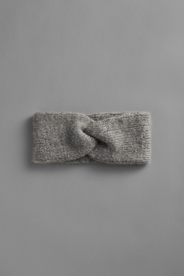 LINDA - Grey - Alpaca Headband
