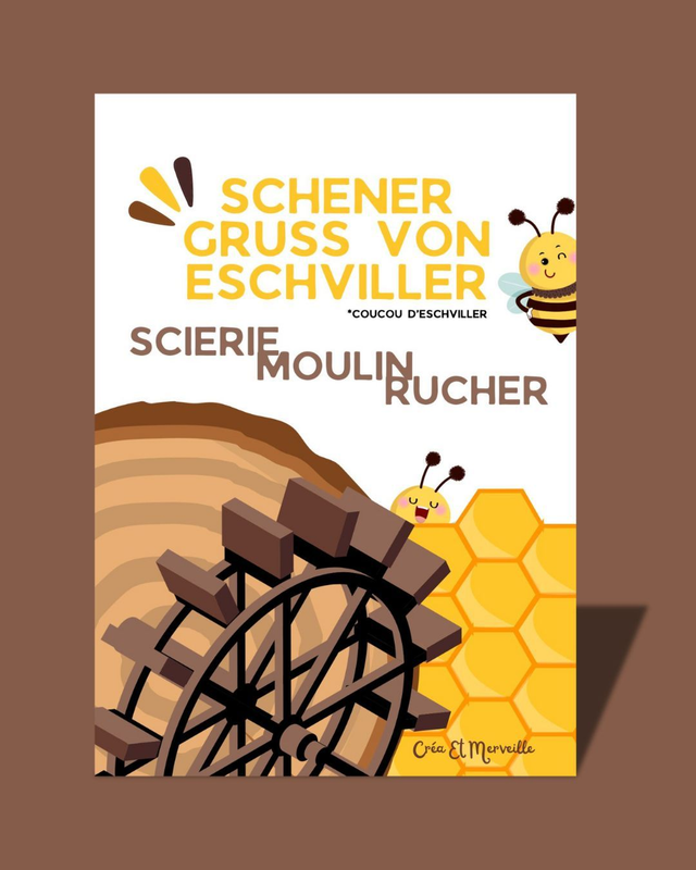 Affiche Eschviller 🐝 - Créa Et Merveille
