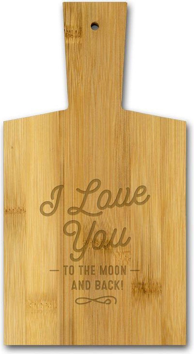 MIKO | Houten borrelplank - I love you