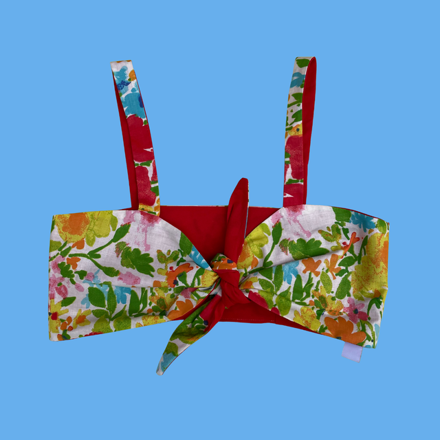 Crop top Papillon "Flower" - XS/S/M