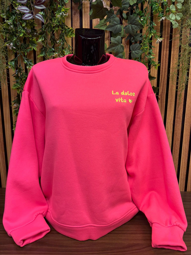 Sweater la dolce vita - Roze