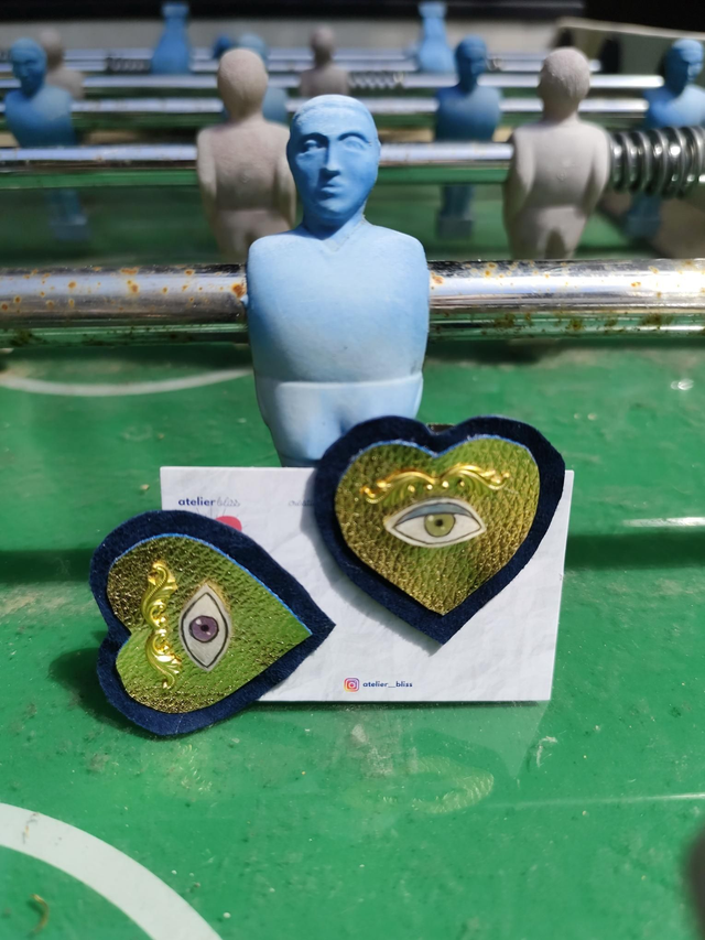 Clips à chaussures Atelier Bliss yeux dorés 