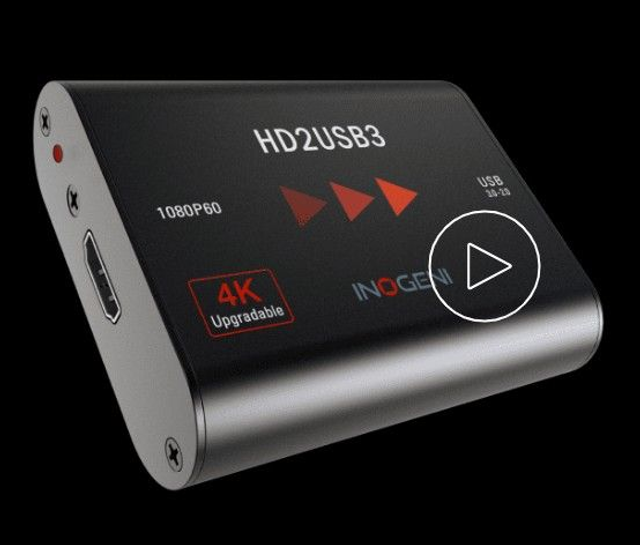 Inogeni HD2USB3, HDMI uncompressed capture