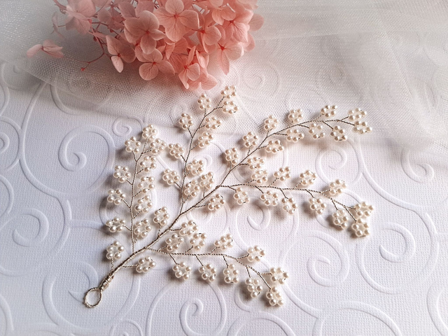 Ornement de coiffure Mimosa