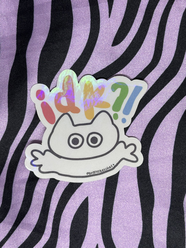 idk  cat sticker