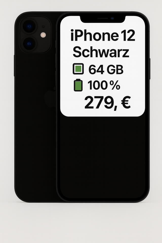 iPhone 12 64 GB Schwarz