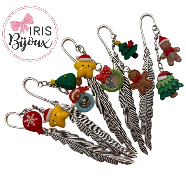 Segnalibro con soggetti natalizi 