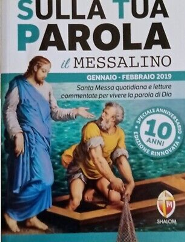 SULLA TUA PAROLA il MESSALINO - gennaio-febbraio 2019 - editore Shalom