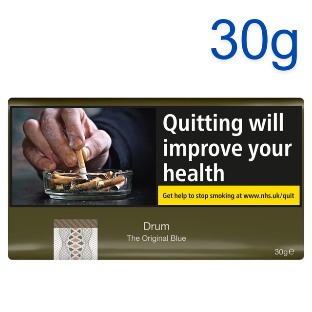 Drum Original Blue Rolling Tobacco, 30g