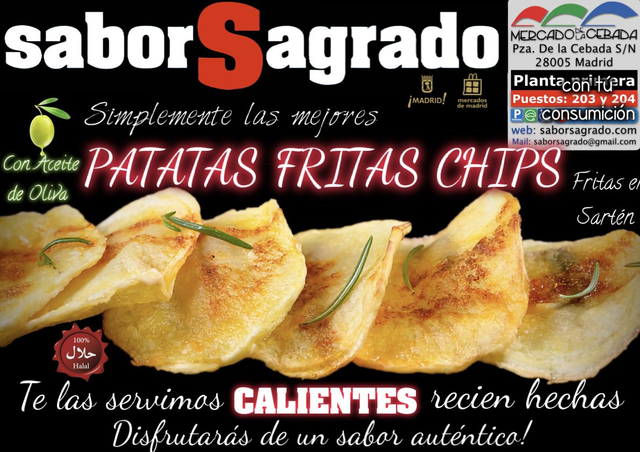 Patatas fritas chips