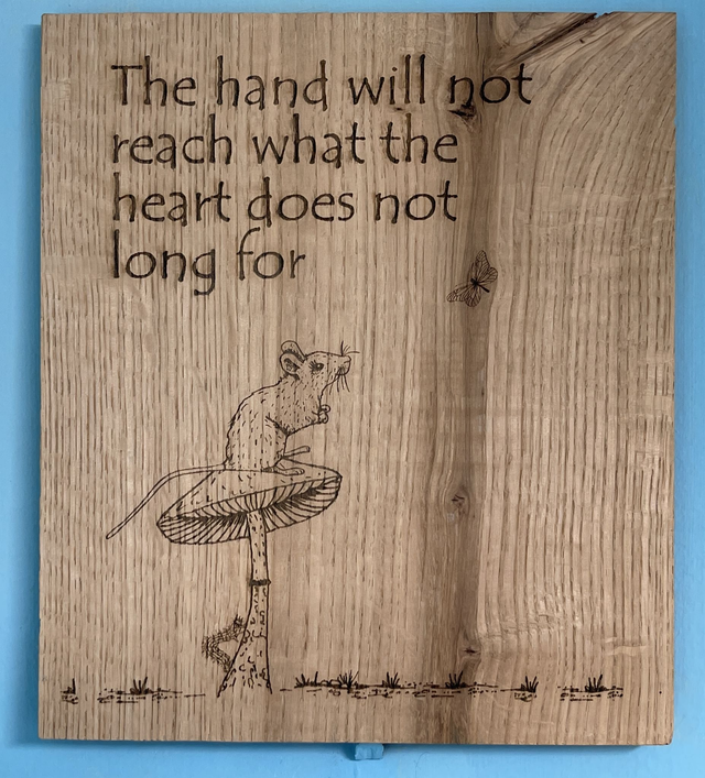 Mellissa Mouse on Oak