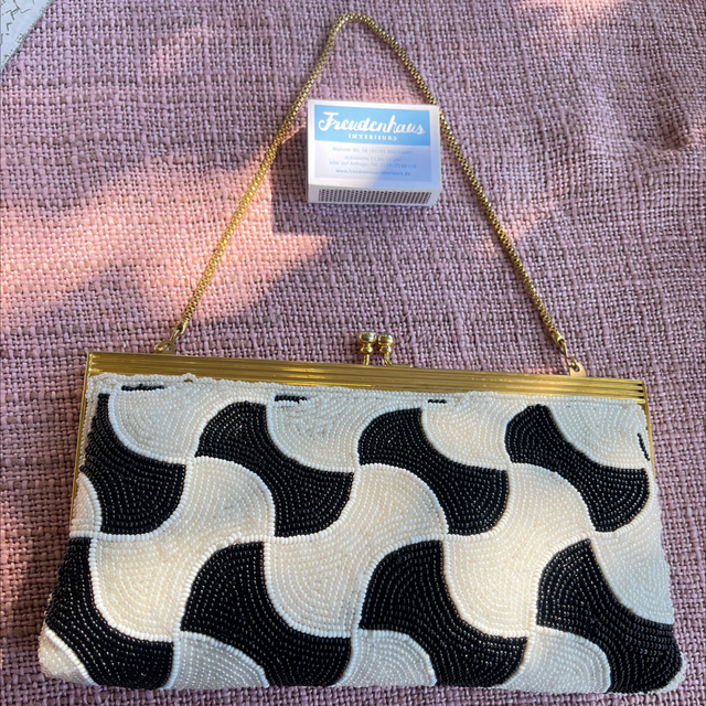 Perlentasche Abend Tasche Ausgehtasche Glam