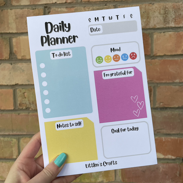 Daily Planner Notepad