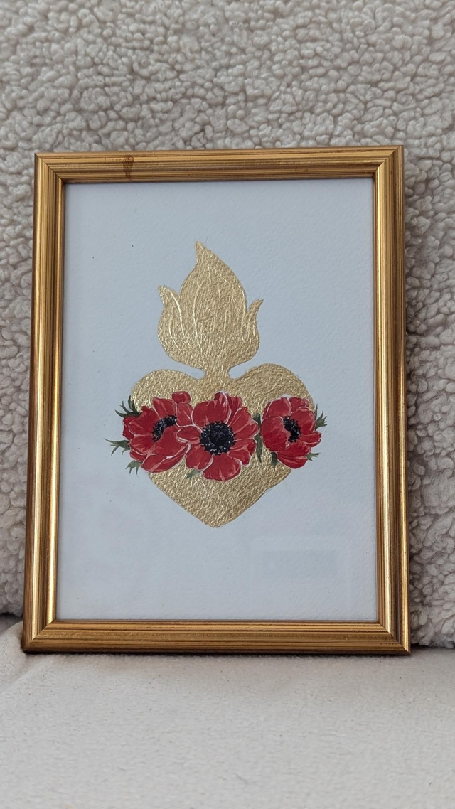 Ex voto anémones rouges 