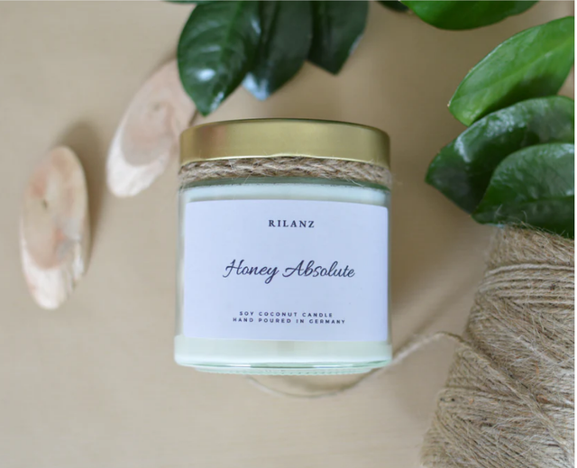 Rilanz  Duftkerze - Honig total - 55 Std. brennbar