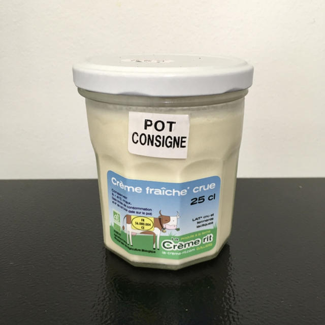 Crème Fraiche Crue 25cl Bio