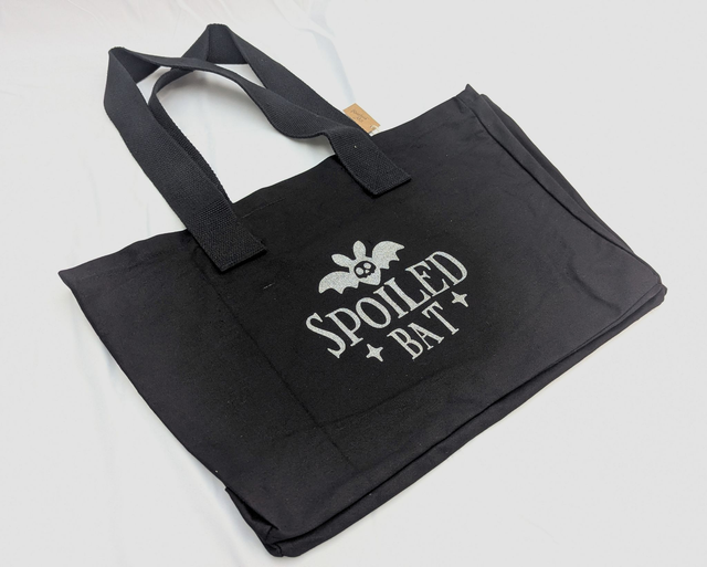 Spoiled Bat Canvas Tote Bag