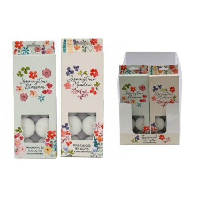 Spring Floral Tea Lights