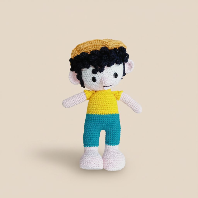 Boneco Amigurumi Xico No Shopping