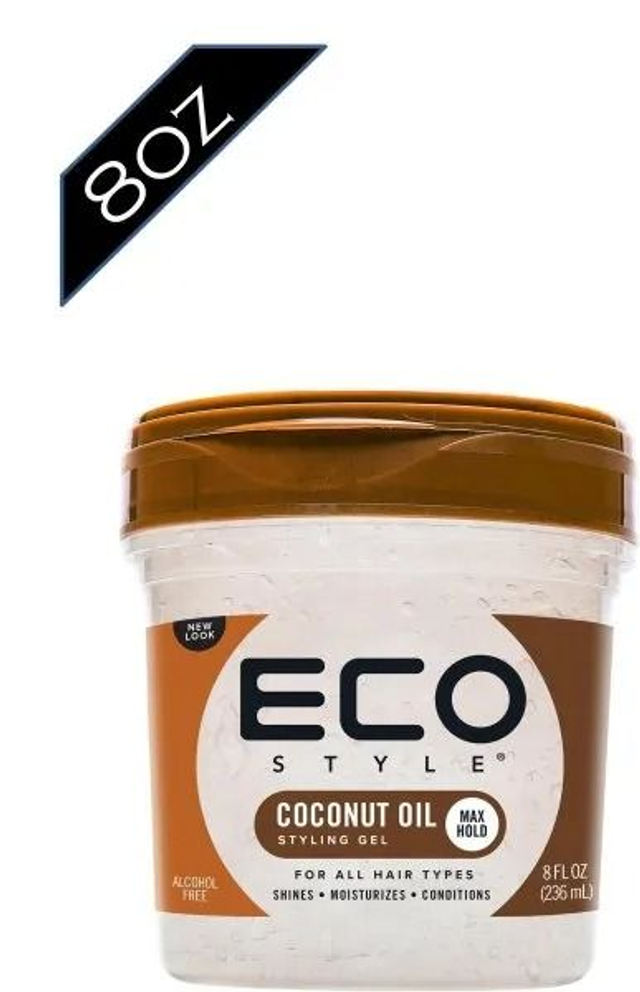 ECO: STYLING GEL - 8OZ COCONUT OIL (113COC)