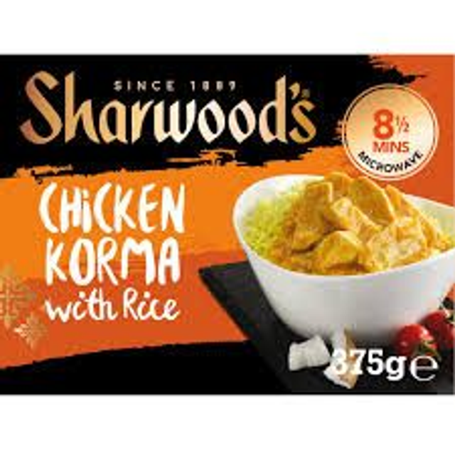 Sharwood's Chicken Korma with Rice 375g