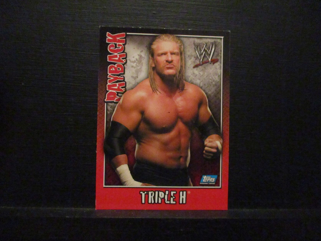 Triple H - Payback Original Trading Card #2