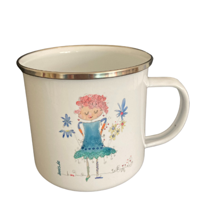 Emailletasse "Betty"