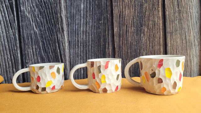 Tasse (avec anse) écorce