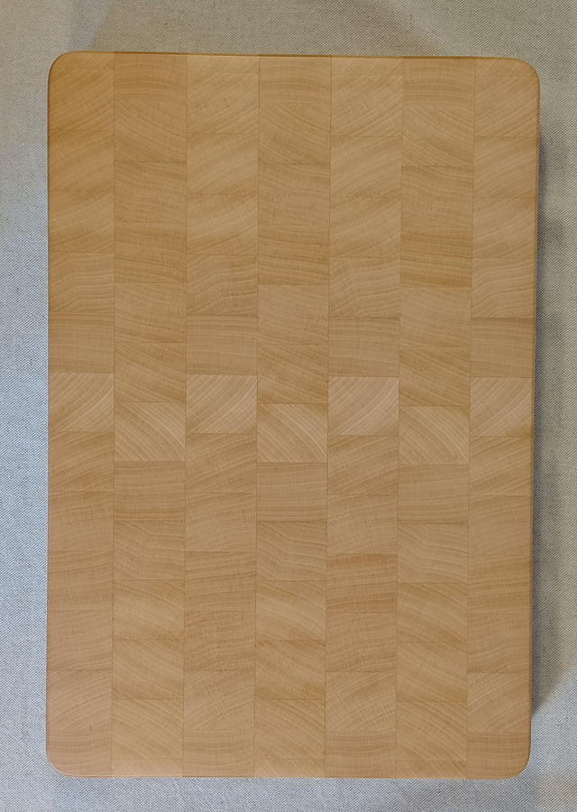 Grande planche en bois de bout 100% hêtre