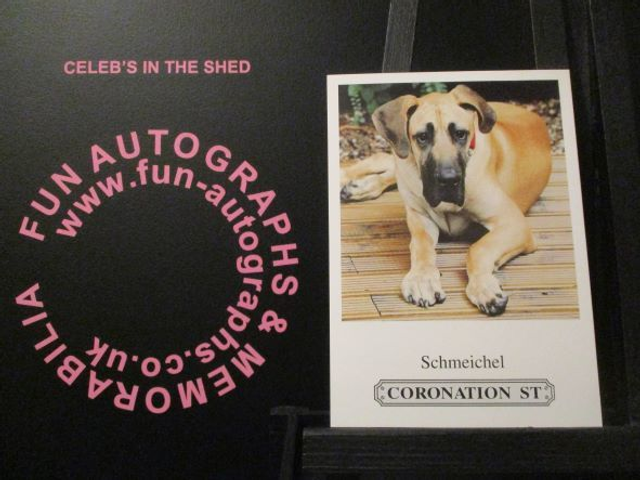 Schmeichel Original Coronation Street Cast Card