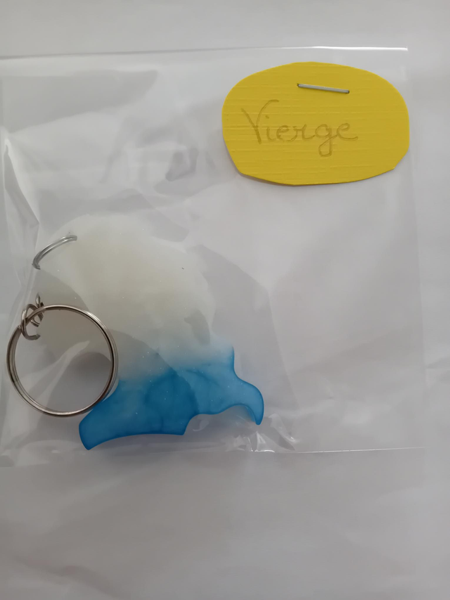 Porte clé signe astrologique vierge 