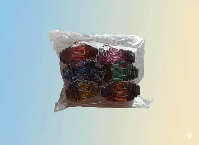 Pinces multicolore par 12