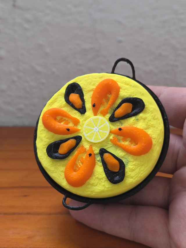 Clicker de paella española