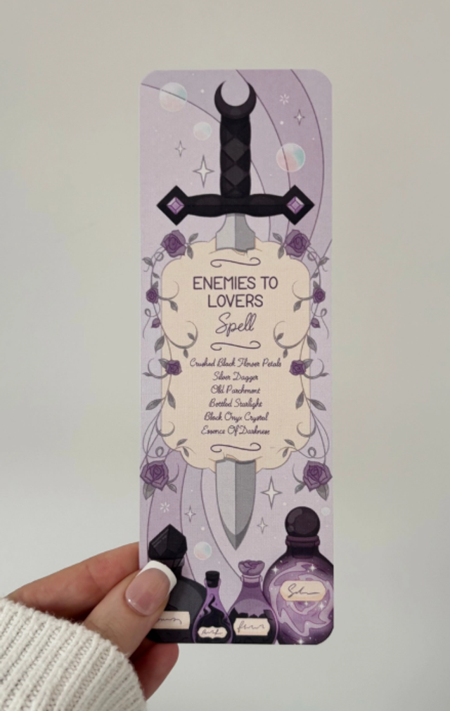 Enemies To Lovers Spell Bookmark
