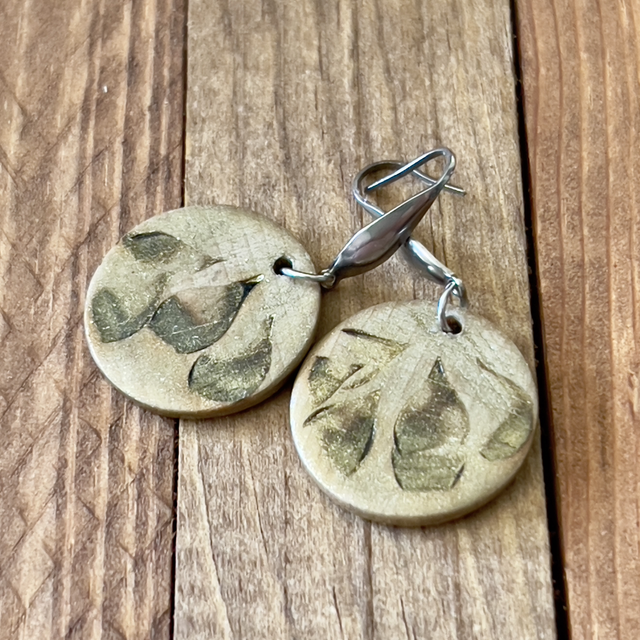 Boucles Empreintes dorées 