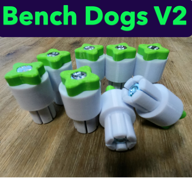 Bench Dogs V2 für z.Bsp. Festool MFT – 20mm Bohrung – schlag- und hitzebeständig – präzise gefertigt – Made in Germany