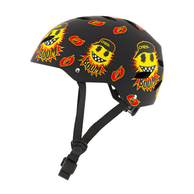 O'NEAL DIRT LID YOUTH HELMET EMOJI BLACK/YELLOW S (47-48 CM)