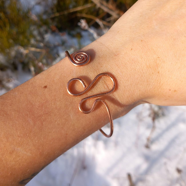 ♌️ Bracelet Cuivre Lion