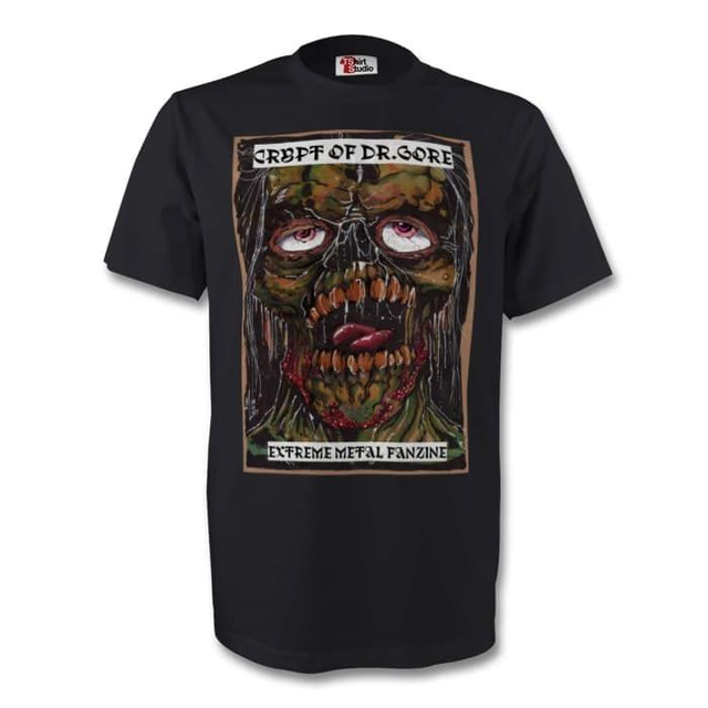 Tshirt Crypt of Dr.Gore fanzine (Taille S)