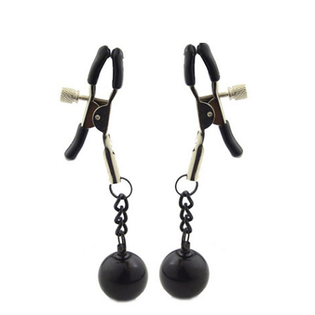 Grampos para Seios com Bolas de Ferro