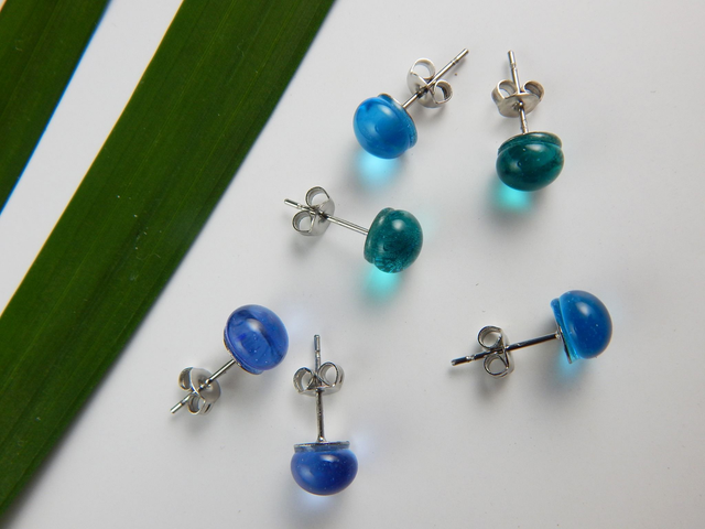 Boucles Puces - Vert Anis