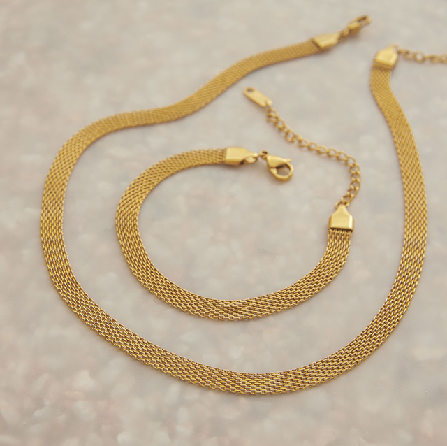 Parure SOHÉA | Ajustable en acier inoxydable 