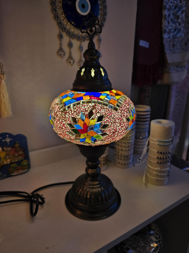 Large Mosaic Table Lamp