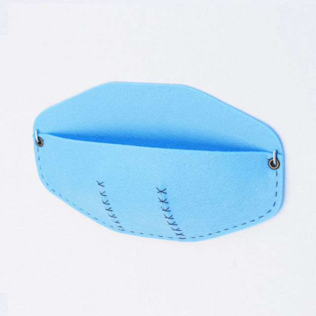 Vide-poche mural bleu ciel Hyphen