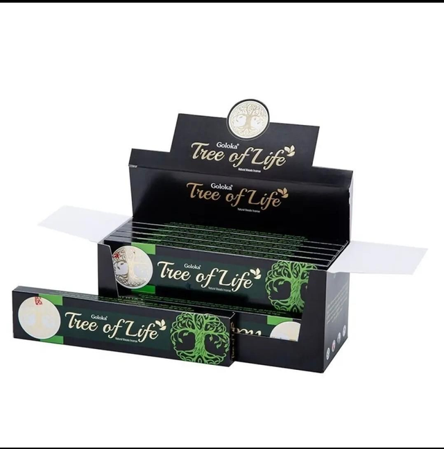 Incienso Goloka Black Árbol de la Vida