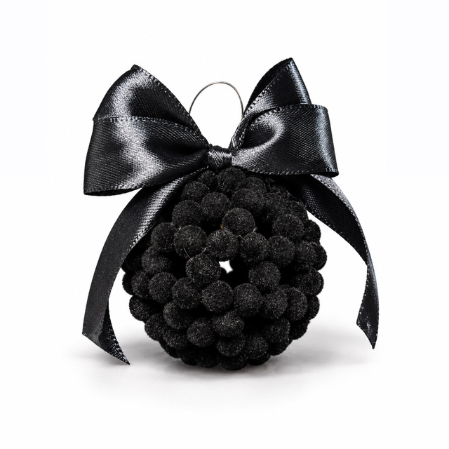 Pallina in Velluto Nero
