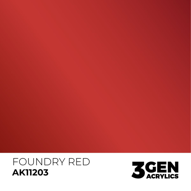 3rd Gen. Acrylics 203 Foundry Red