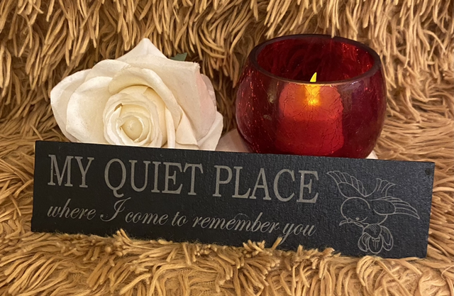 Choose your own blank size design Plaque from £7  with Stand 