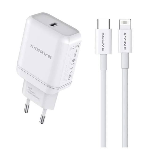 Oplader Iphone + Adapter