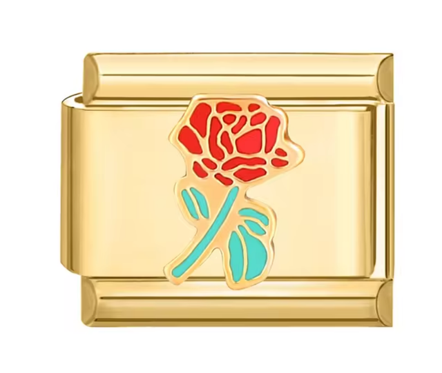 Charm Rosa Dorado
